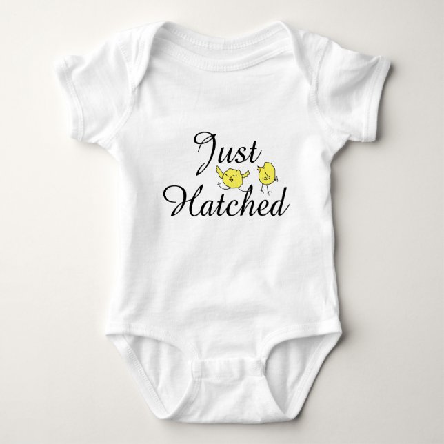 Gerade ausgebrütetes Baby onsie Strampler (Vorderseite)