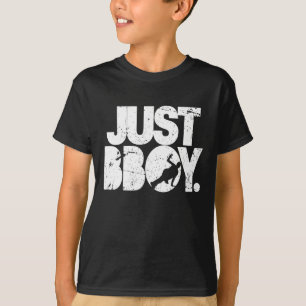 gerade bboy - Weiß beunruhigt T-Shirt