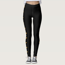 Gerade beklopptes (orange) Halloween Leggings