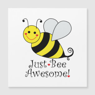 Gerade Bienen-fantastische Hummel-Biene Magnetkarte