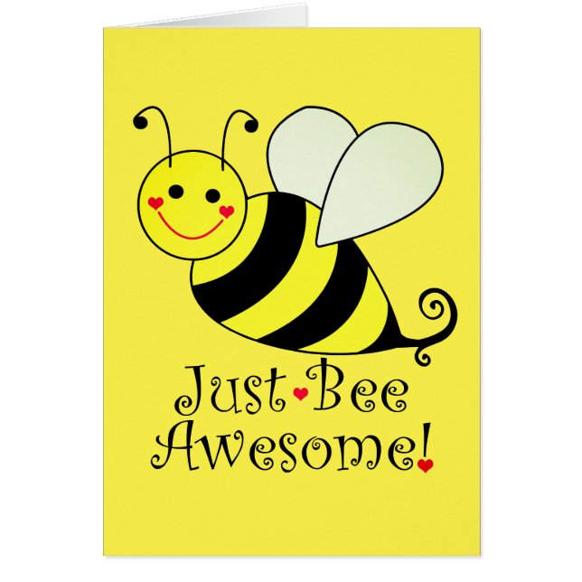 Gerade Bienen-fantastische niedliche gelbe (Vorne)