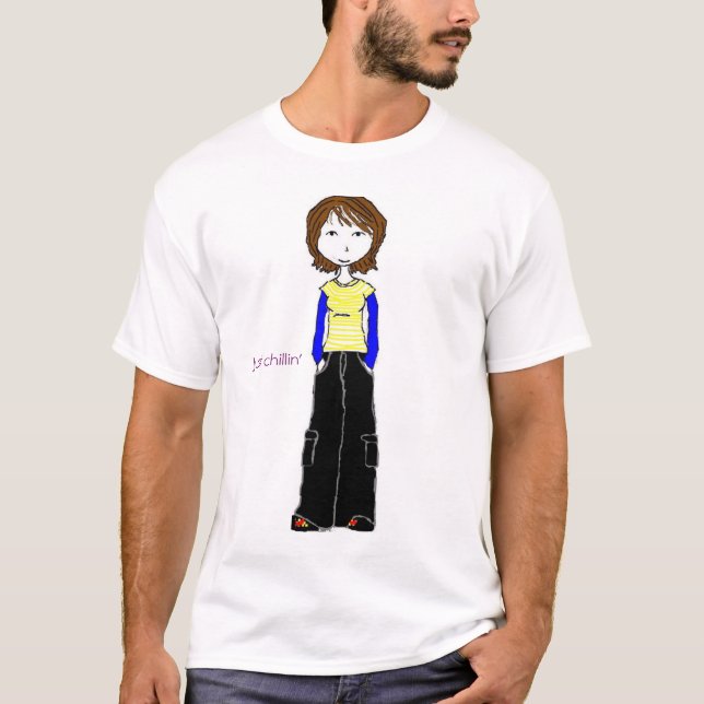 Gerade chillin mit Eleonor T-Shirt (Vorderseite)