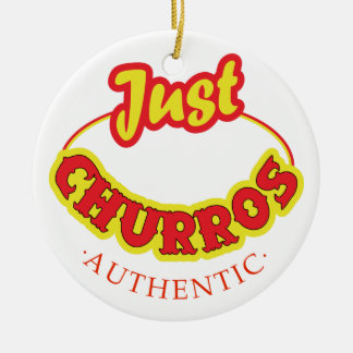 Gerade Churros Logo-Verzierung Keramik Ornament