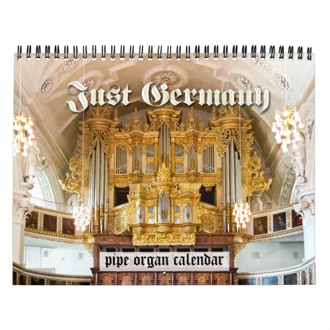 Gerade Deutschland - Pfeifenorgelkalender Kalender (Titelbild)
