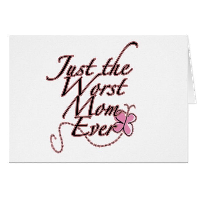 Gerade die schlechteste Mama überhaupt (Vorderseite (Horizontal))