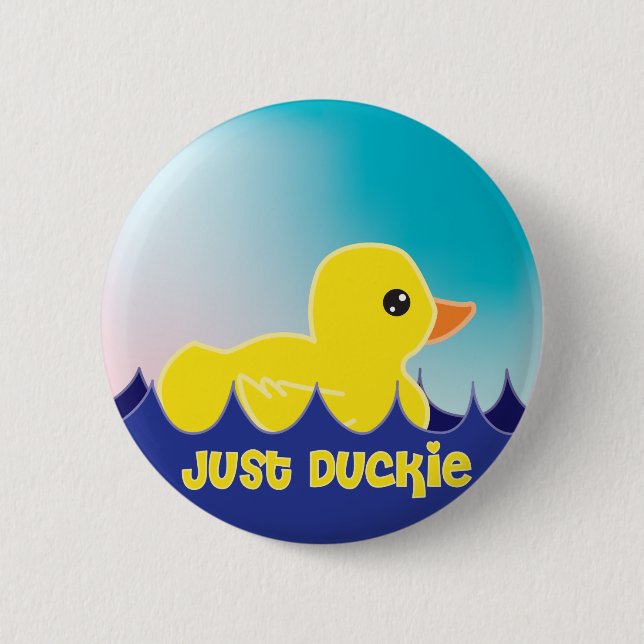Gerade Duckie Button (Vorderseite)