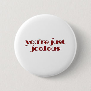 Gerade eifersüchtiger Knopf Button