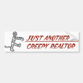 Gerade ein anderer Creepy Realtor-Autoaufkleber Autoaufkleber