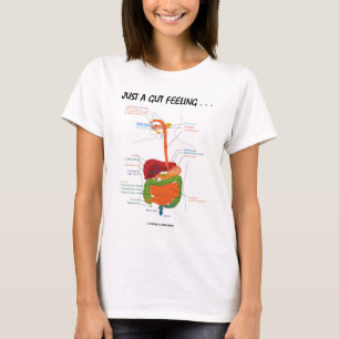 Gerade ein Darm-Gefühl… (Verdauungssystem-Spaß T-Shirt