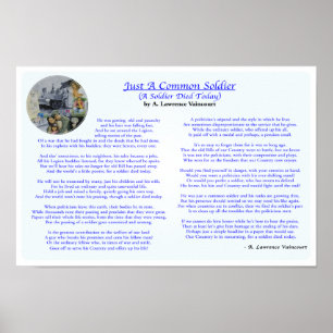 Gerade ein gemeiner Soldat 16" x 11" Poster