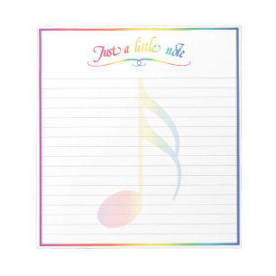 Gerade ein kleiner Anmerkungs-Notizblock Notizblock