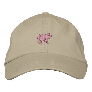 Gerade ein niedliches kleines Schwein Bestickte Kappe