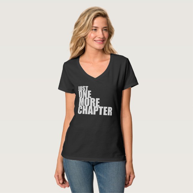 Gerade ein weiteres Kapitel (dunkel) T-Shirt (Vorderseite Vollansicht)