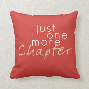 Gerade ein weiteres Kapitel-Wurfs-Kissen Kissen