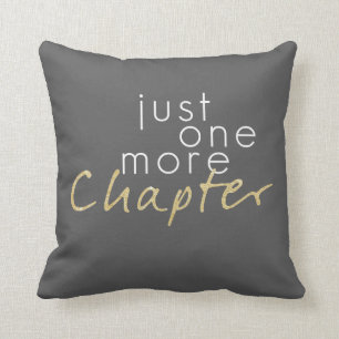 Gerade ein weiteres Kapitel-Wurfs-Kissen Kissen