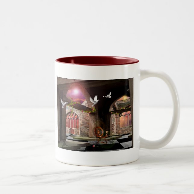 Gerade eine anderen Märchen. Zweifarbige Tasse (Rechts)