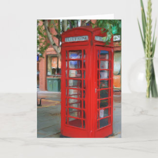 Gerade eine hallo Gruß-Karte Karte