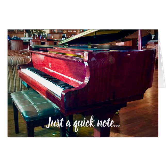 Gerade eine schnelle Anmerkung (Vorderseite (Horizontal))