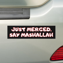 Gerade eingefädelt. Sag Mashallah Lustiger Muslimi