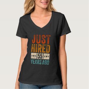 Gerade eingestellt vor 55 Jahren Funny 55. Arbeit T-Shirt