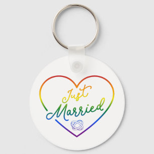 Gerade erst verheiratet III - LGBTQ-Hochzeit Schlüsselanhänger