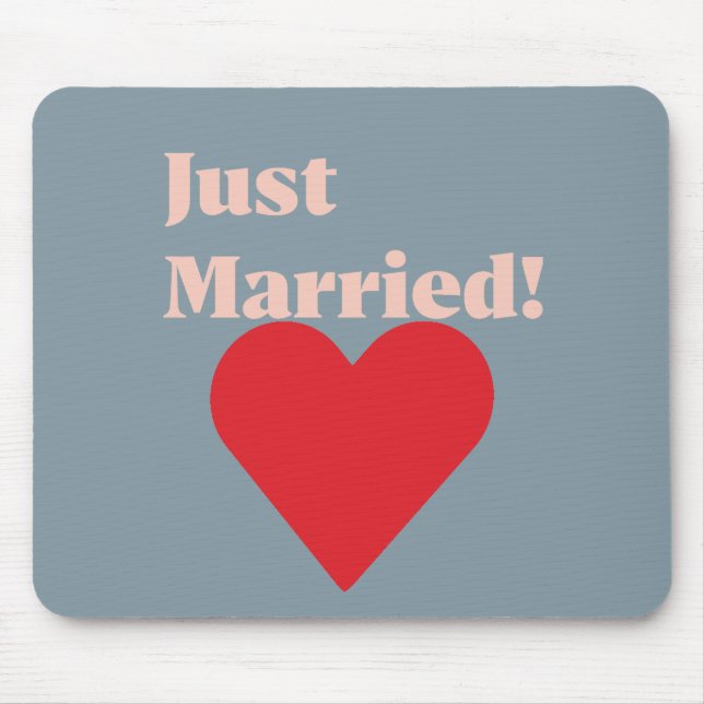 Gerade erst verheiratet! mousepad (Vorne)