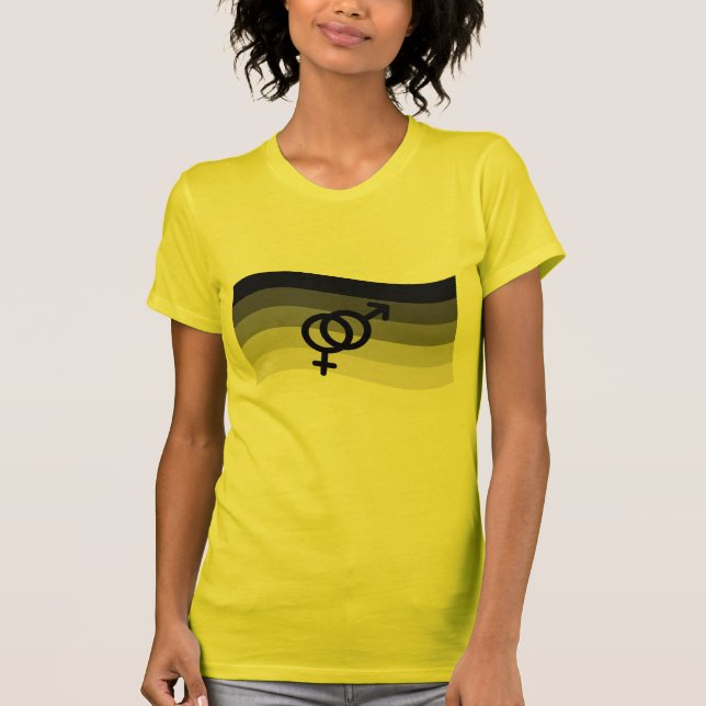 GERADE FAHNENSCHWENKEND MIT SYMBOL T-Shirt (Vorderseite)