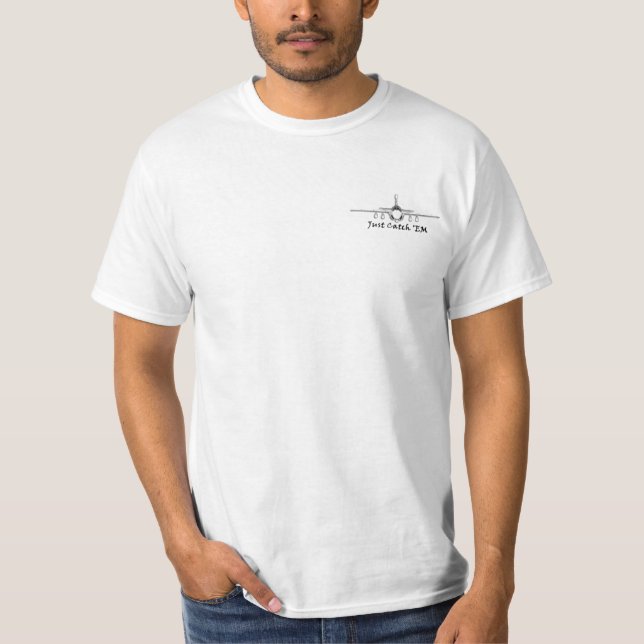 Gerade Fang-EM-Front T-Shirt (Vorderseite)
