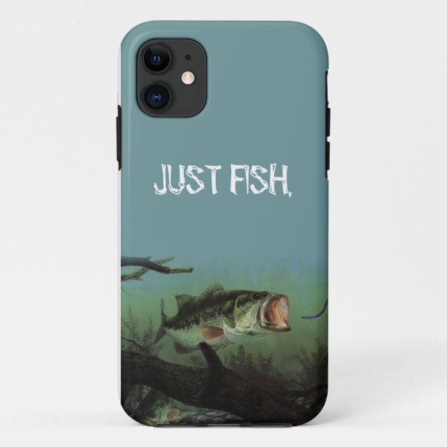 GERADE FISCHE (MIT GROSSER ÖFFNUNG) Case-Mate iPhone HÜLLE (Rückseite)