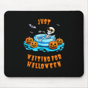 Gerade für Halloween Funny Skeleton Sommer Gewarte Mousepad