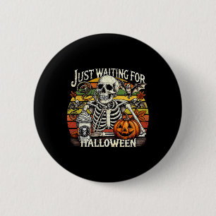 Gerade für Halloween Skeleton Gewartet, das ist di Button