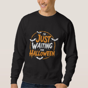 Gerade für Halloween Spooky Batty Geschenk Gewarte Sweatshirt