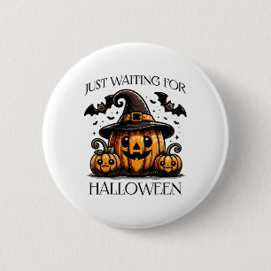 Gerade für Halloween Summer Spookkin Pumpkin Gewar Button