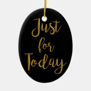 Gerade für Schritt-Erholung Taggoldzitat OM-Na 12 Keramikornament