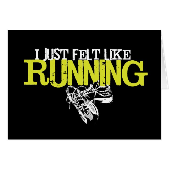 Gerade geglaubt wie das Laufen (Vorderseite (Horizontal))