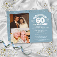 Gerade geheiratet 60. Hochzeitstag 2 Fotos
