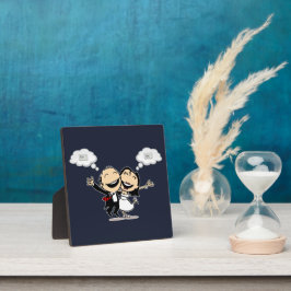 Gerade geheiratet fotoplatte