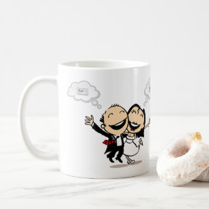 Gerade geheiratet kaffeetasse
