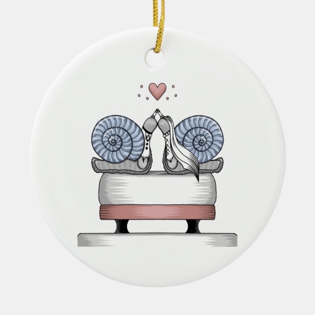 Gerade geheiratet keramik ornament (Vorne)