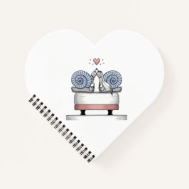 Gerade geheiratet notizbuch