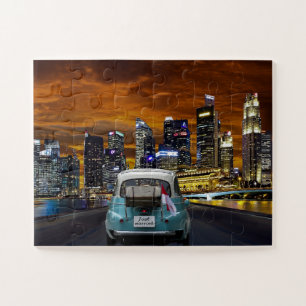 GERADE GEHEIRATET WEDD GIFT JIGSAW PUZZLE