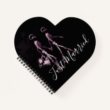 Gerade geheiratetes Röntgen-Skelett-Hochzeitspaar
