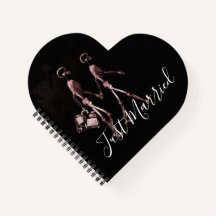 Gerade geheiratetes Röntgen-Skelett-Hochzeitspaar