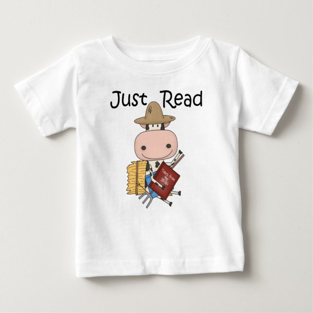 Gerade gelesen baby t-shirt (Vorderseite)