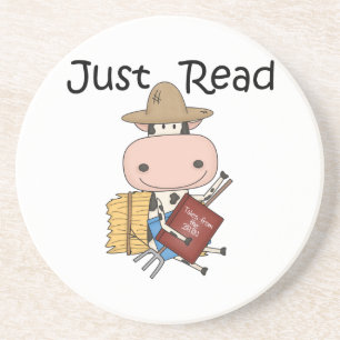 Gerade gelesen getränkeuntersetzer