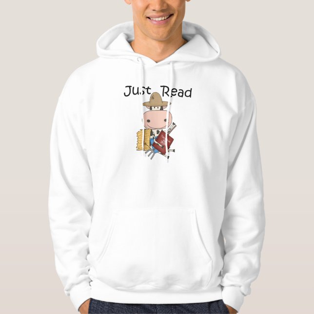 Gerade gelesen hoodie (Vorderseite)