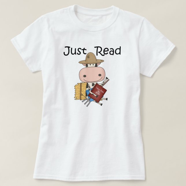 Gerade gelesen T-Shirt (Design vorne)
