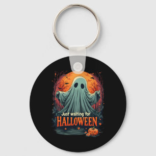 Gerade Gewartet für Halloween Funny Spooky Season Schlüsselanhänger