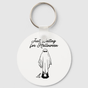 Gerade Gewartet für Halloween Spooky Ghost Summer Schlüsselanhänger