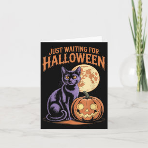 Gerade Gewartet Halloween Funny Halloween Zitat S Karte